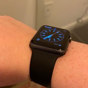 Apple Black Sport Watch Band
